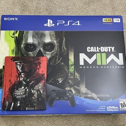 Brand New PS4 Slim Call Of Duty MWll Bundle 1TB - Includes Steelbook Case For MW
