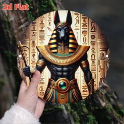 "Ancient Guardian: Limited Edition Anubis Warrior Metal Art".