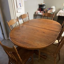 Solid Oak Dining Set