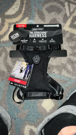 Black medium harness best dogs