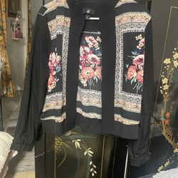 Large Blk Top Blazer