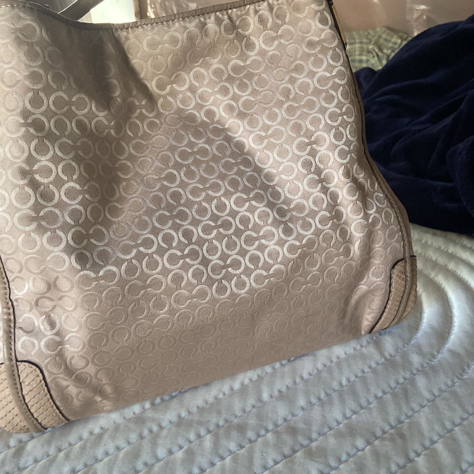 Coach White Designer Bag