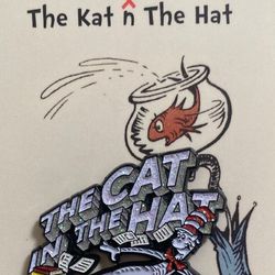 Sliding Cat In The Hat Pin