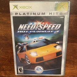NEED FOR SPEED HOT PURSUIT 2 PLATINUM HITS FOR XBOX