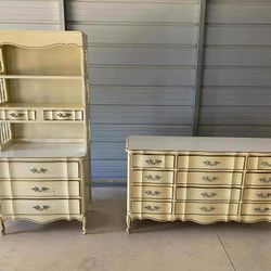Vintage French Provincial Style Dresser/ Chest Deck