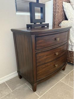 Bedroom dresser and bedside tables.