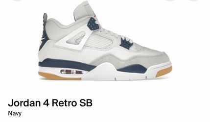 Air Jordan 4 SB Navy size 8