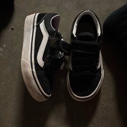 Black vans Size 11 Kids 