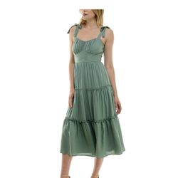 Trixxie Green Dress (M/L)