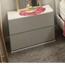 White nightstand