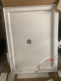 Shower pan 48x36 in