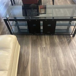 Glass TV Stand