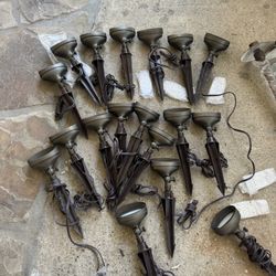 Low Voltage Brass Lights 