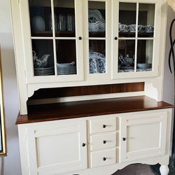 Ethan Allen Sideboard with China Display
