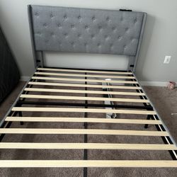 Bed frame and headboard (queen)