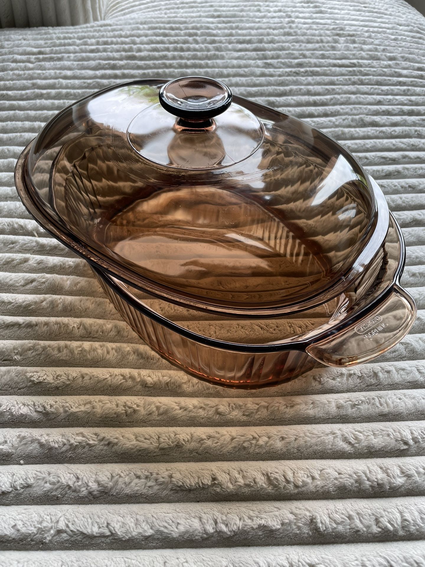 Vintage Pyrex Vision Corning Ware 4L Casserole Dish