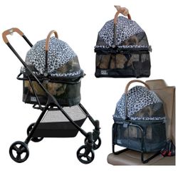  Pet Gear,  3-in-1 Travel System Stroller Converts to Carrier and Booster Seat 