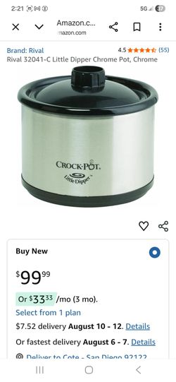 DIPPING SAUCE WARMER- FONDUE POT !!