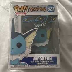 Signed Vaporeon And Eevee