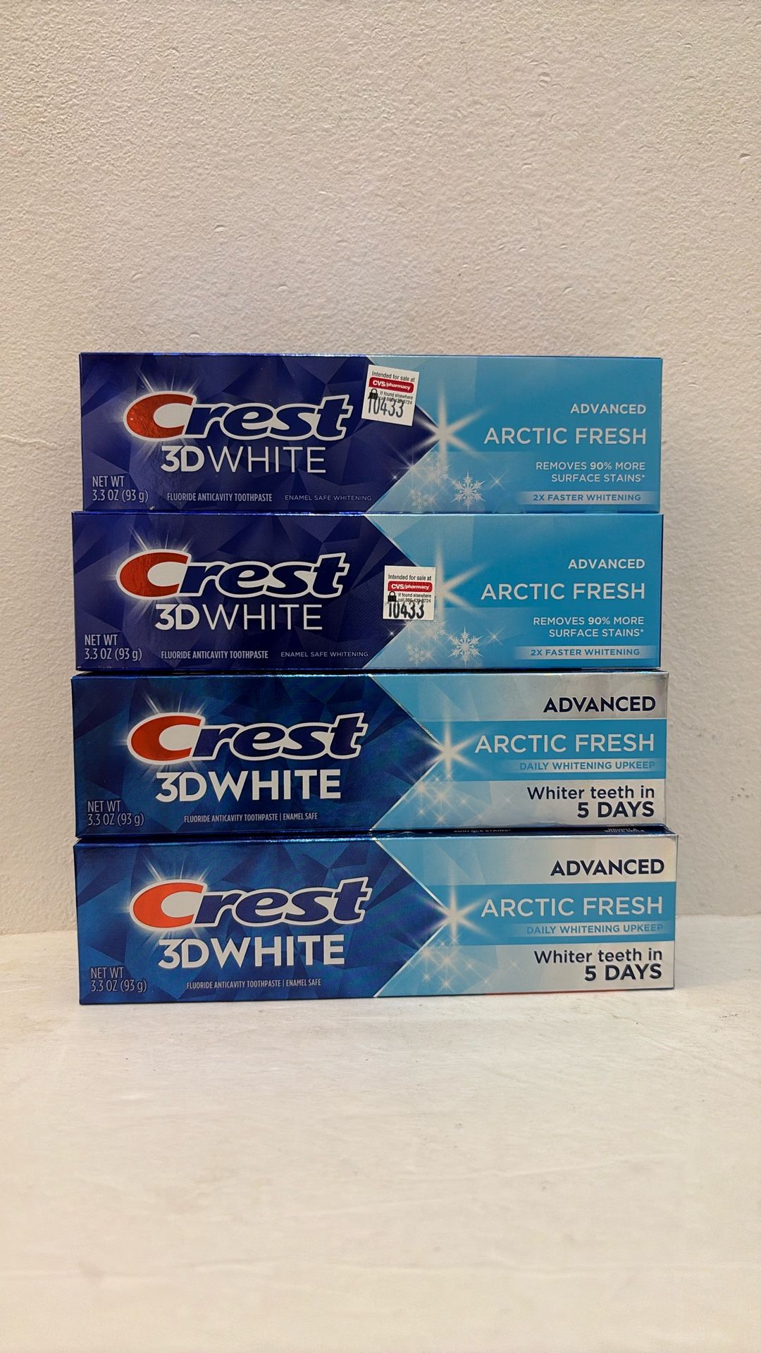 Crest 3D White Advanced Arctic Fresh Toothpaste Bundle Set