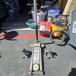 3-Ton Pittsburgh Rapid Pump Low Profile Jack + Jack Stands – $175 OBO