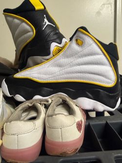 Air Jordan 13 Retro Black White Yellow Sneakers