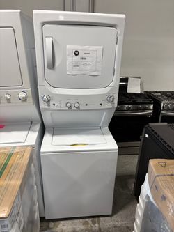 GE Washer and Dryer Laundry Center!