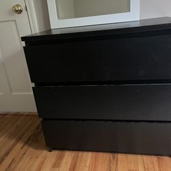 Black IKEA Dresser