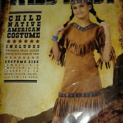 Child Native American Costume (size L 12-14)