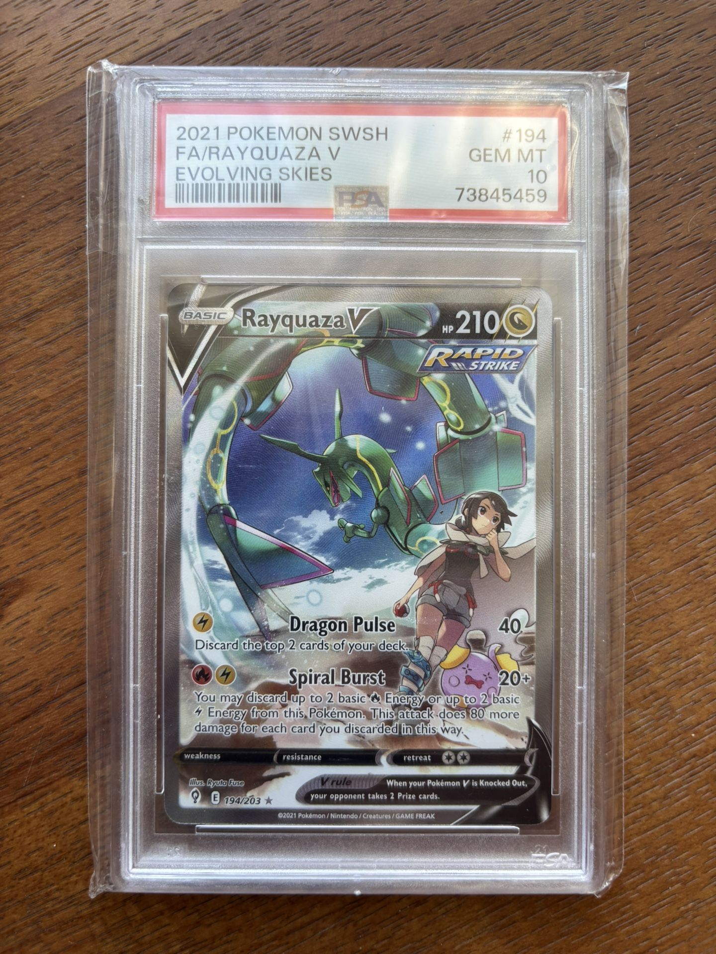 Rayquaza V Alt. Art ( PSA 10) 