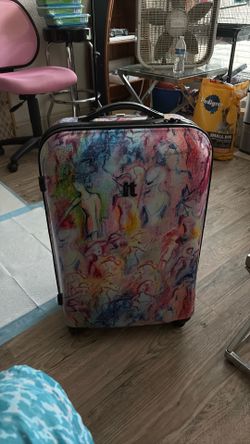 Colored luggage