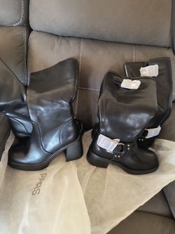 High knee boots