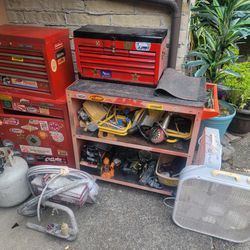 Toolboxes, Cart, Paint Sprayer & A Lot More