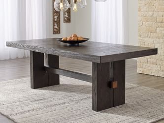 Burkhaus Dark Brown Dining Table w/ Extension