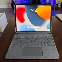 WiFi Only Apple iPad Pro 12.9" 5th Gen 256GB IOS 18.3 Space Gray MHNW3LL/A 