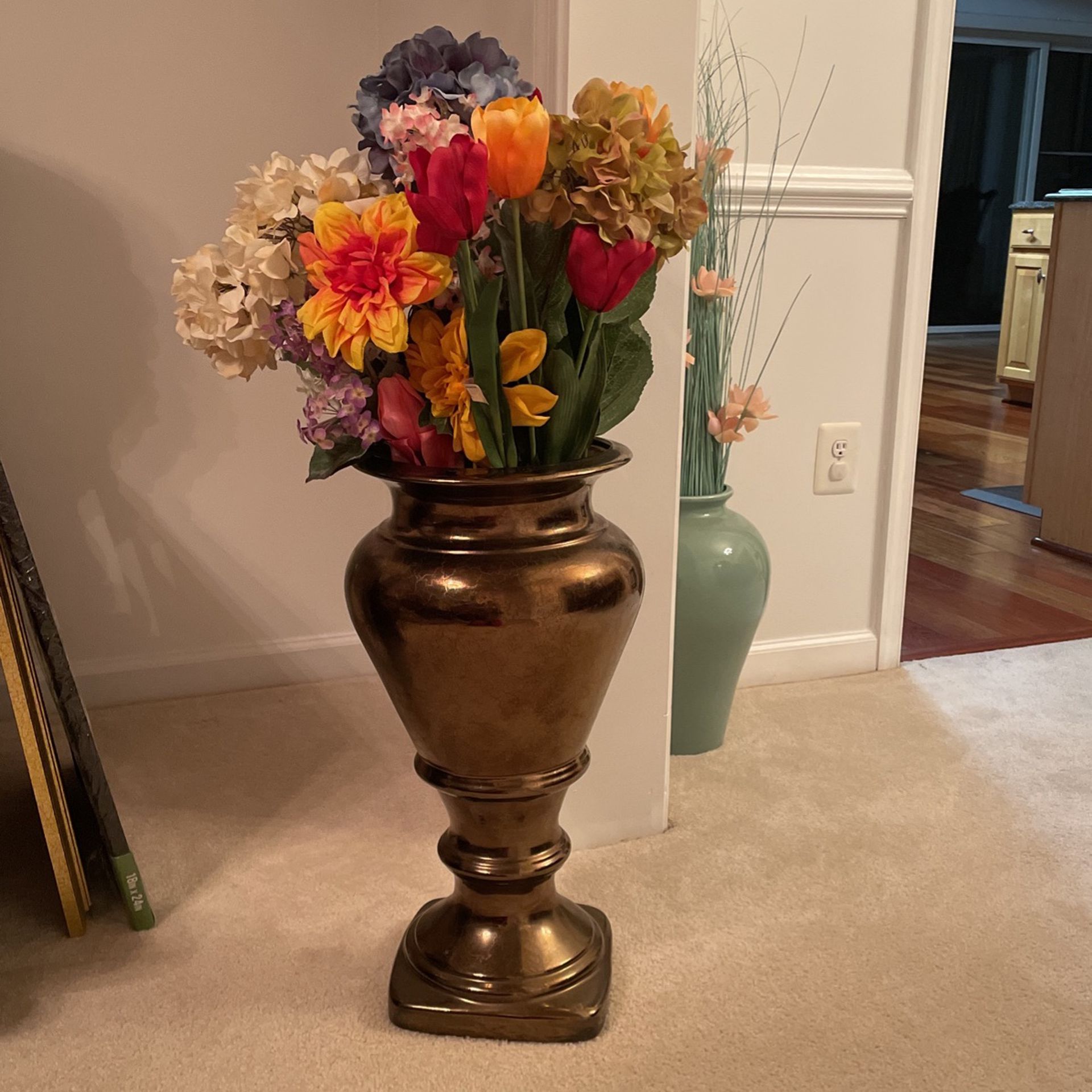 Big Vase With Flowers