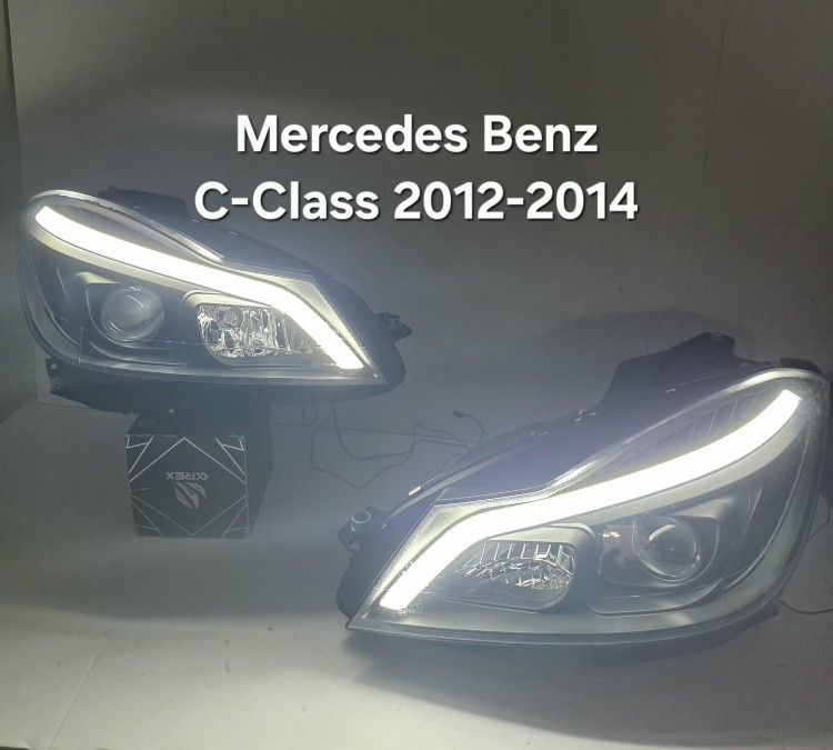 Mercedes Benz C-Class 2012-2014 Headlights 