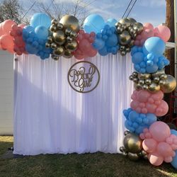 Gender Reveal Balloon Decorations 