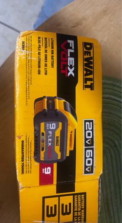 DEWALT FLEXVOLT 20V/60V MAX 9Ah Battery