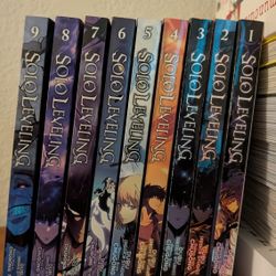 Solo Leveling Vol 1-9 Manga Manwha Webcomic 