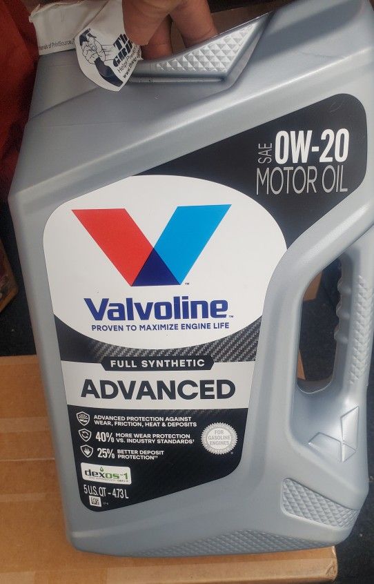 Brand New 0-20 Valvaline Car Oil