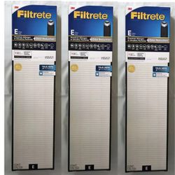 3X Filtrete Air Filters Size E 