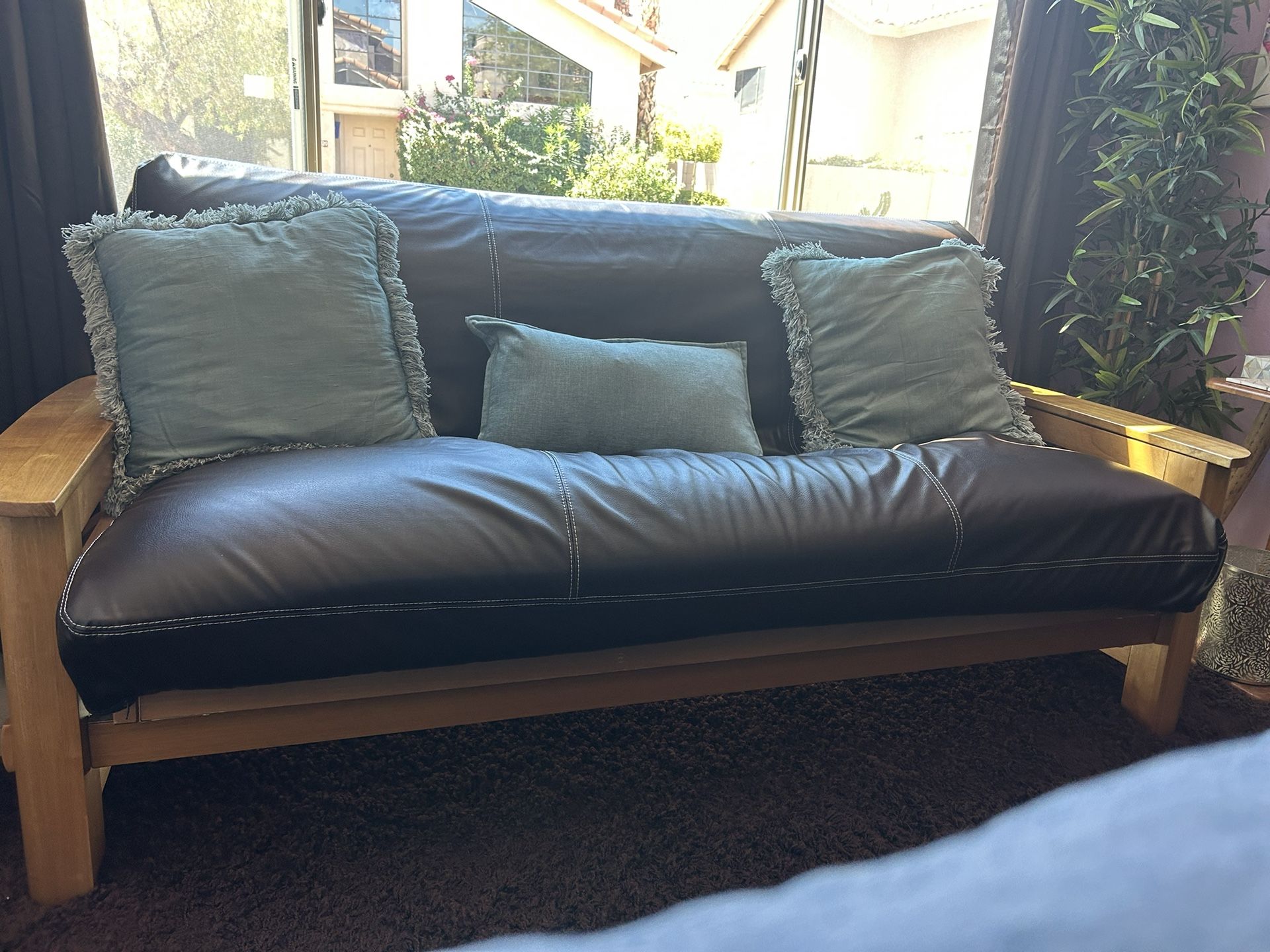 Solid Wood Futon