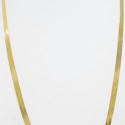 14k Gold 12.2 Grams Herringbone Chain