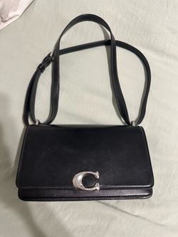 Coach Black Leather Shoulder Bag