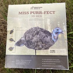 Montana Miss Purr-fect 3D Turkey Hen Decoy 