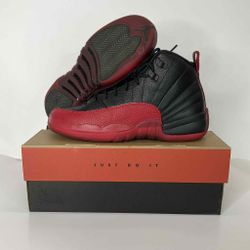 Air Jordan 12 Black/Varsity Red Size: 7Y