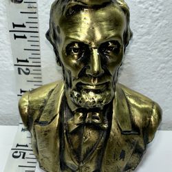 Small, Heavy Abraham Lincoln Statue vintage