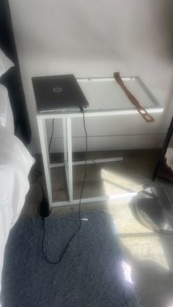 Glass side tables - lightweight