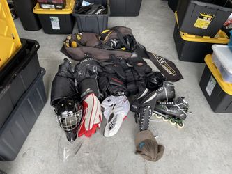 Full Set Of Hockey Goalie Equipment